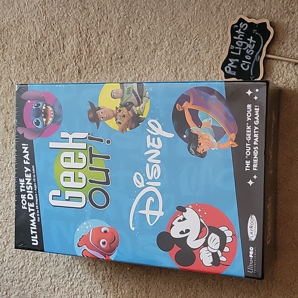 Geek Out! Disney Game New in Box